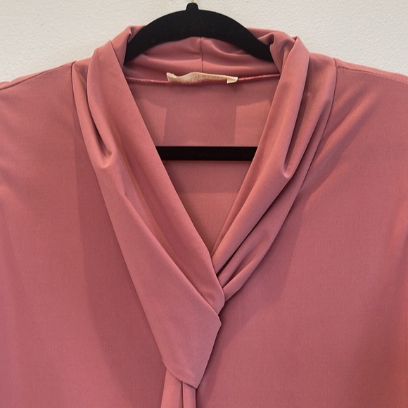 Tiffany & Grey Petite Women’s Pink Sleeveless Blouse - Size L - Picture 3 of 7